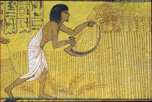 Starożytny Egipt, malowidło ścienne, grobowiec Sennedżema, grobowiec szlachty, Teby, Deir el Medina autorstwa Egyptian Egyptian