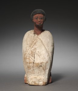 Model właściciela łodzi, 2040-1648 p.n.e. (malowane drewno) autorstwa Egyptian Egyptian