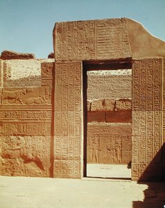 Brama do Trzeciej Sali Hipostylowej autorstwa Egyptian Ptolemaic Period