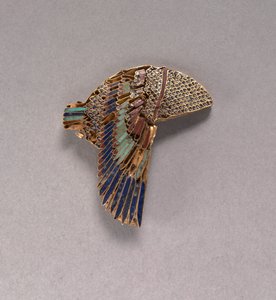 Wkładka na głowę sępa, 100-1 pne autorstwa Egyptian Ptolemaic Period