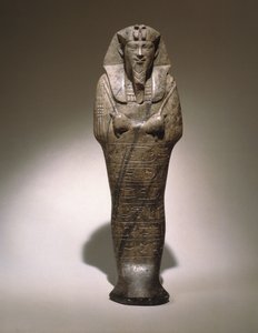 Ushabti z Senkamanseken, z Etiopii (szary wapień) autorstwa Egyptian School