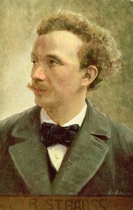 Pocztówka Richarda Straussa (1864-1949) ok. 1914 (kolor lito) autorstwa Eichhorn Eichhorn