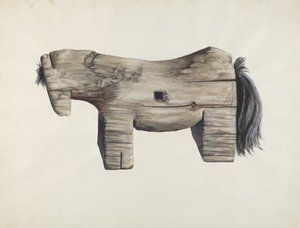 Koń autorstwa Einar Heiberg