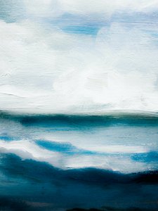 „Abstrakcyjny horyzont oceanu” autorstwa Ejaaz Haniff