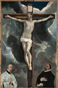 Chrystus na krzyżu i dwóch dawców - ...
