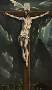 Chrystus na krzyżu, ok. 1600-10 (olej na płótnie) autorstwa El Greco