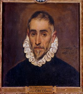Portret dżentelmena Obraz Domenikos Theotokopoulosa dit El Greco (1541-1614) 1604 Nd. 0,64 x 0,51 m Madryt, Muzeum Prado autorstwa El Greco