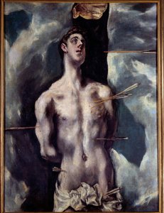 Święty Sebastian Obraz Domenikos Theotokopoulos Dit El Greco (1540-1614) autorstwa El Greco
