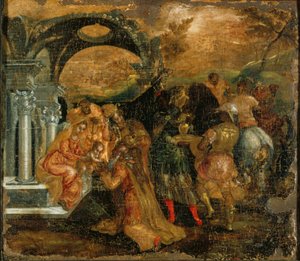 Adoracja Trzech Króli autorstwa El Greco