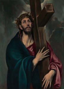 Chrystus dźwigający krzyż, ca. 1577-87. autorstwa El Greco