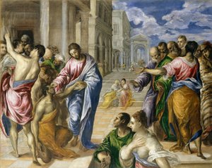 Chrystus uzdrawiający niewidomego, ok. 1570 r.