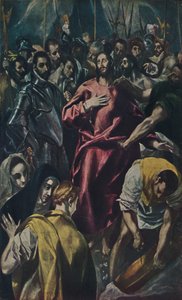 Espolio Entkleidung Christi., Rozbieranie Chrystusa, c1577-1579, 1938 autorstwa El Greco