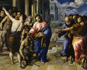 Jezus uzdrawiający niewidomego, ok. godz. 1573
