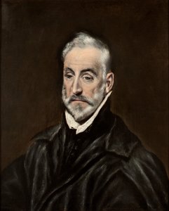 Hiszpański:  Retrato de Antonio de Covarrubias y Leiva Portret Antonio de Covarrubias y Leiva (1514-1602), hiszpańskiego prawnika i humanisty. autorstwa El Greco