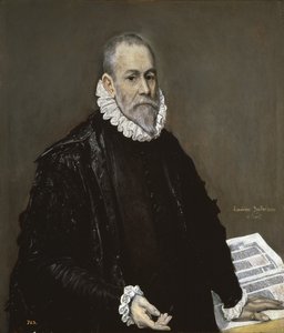Portret lekarza, 1582-1585 autorstwa El Greco