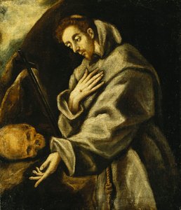 Św. Franciszek w medytacji, autorstwa El Greco