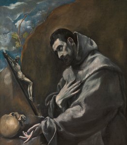 Św. Franciszek z Asyżu w medytacji autorstwa El Greco