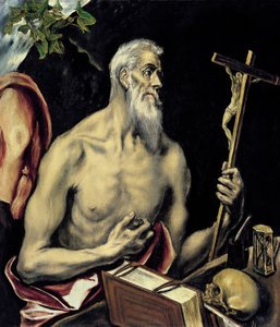 Św. Geronimo autorstwa El Greco