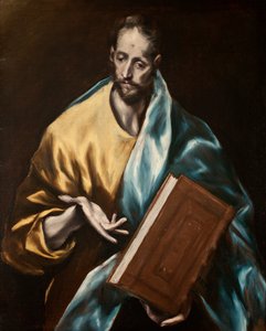 Hiszpański:  El apóstol Santiago el Menor Apostoł św. Jakuba Mniejszego autorstwa El Greco