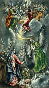 Angielski: Zwiastowanie Zwiastowanie autorstwa El Greco