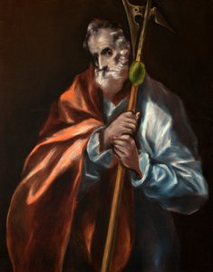 hiszpański: San Judas Tadeo Apostoł św. Tadeusz (Juda) autorstwa El Greco