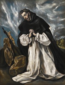 Święty Dominik w modlitwie autorstwa El Greco