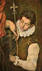 Św. Ludwik Francji lub Św. Ferdynand Kastylii, c1586-1590, 1938 autorstwa El Greco