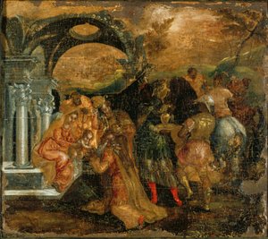 Pokłon Trzech Króli, 1565-1567 autorstwa El Greco