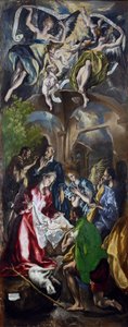Adoracja pasterzy autorstwa El Greco