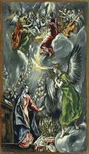 Zwiastowanie, ok. 1596-1600 autorstwa El Greco