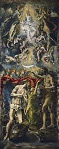 Chrzest Chrystusa, 1597-1600 autorstwa El Greco