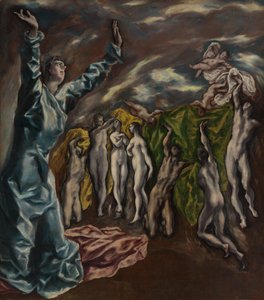 Wizja św. Jana, ca. 1608-14. autorstwa El Greco