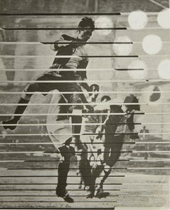 Piłkarz, 1926. autorstwa Eliezer Markowich Lissitzky