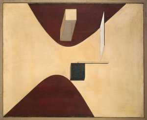 Proun P23, nr. 6 autorstwa Eliezer Markowich Lissitzky