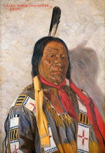 Chief American Horse autorstwa Elbridge Ayer Burbank
