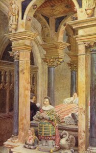 I nie myśl o wąskiej przestrzeni między kołyską a grobem (kolor lito) autorstwa Eleanor Fortescue-Brickdale