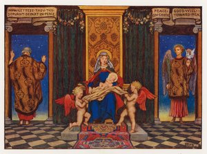 Kolędy: Pokój na ziemi (kolor lito) autorstwa Eleanor Fortescue Brickdale
