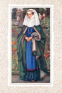 Enid, ilustracja z „Idylls of the King” Alfreda Tennysona (1809-92), wyd. Hodder & Stoughton autorstwa Eleanor Fortescue Brickdale