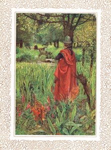 Farewell Fair Lily, ilustracja z „Idylls of the King” Alfreda Tennysona (1809-92), wyd. Hodder & Stoughton
