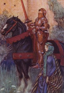 Ilustracja do Idylls of the King autorstwa Alfreda Lorda Tennysona (kolor lito) autorstwa Eleanor Fortescue-Brickdale