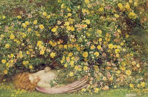 June is Dead (akwarela na papierze) autorstwa Eleanor Fortescue Brickdale