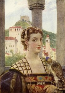 Królowa Kate (kolor lito) autorstwa Eleanor Fortescue Brickdale