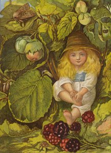 Altana z krzewu orzechowego (kolor litho) autorstwa Eleanor Fortescue Brickdale