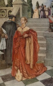 „Kiedy serce dozna ciosu” (kolor lito) autorstwa Eleanor Fortescue-Brickdale
