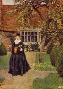 Kiedy jak w jedwabiu moja Julia idzie (kolor lito) autorstwa Eleanor Fortescue-Brickdale