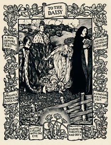 Ilustracja do wiersza Wordswortha do stokrotki, nr 2, 1923 autorstwa Eleanor Fortescue Brickdale