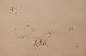 Scatter, 2014 (ołówek i mieszane media na papierze) autorstwa Eleanor Grafton