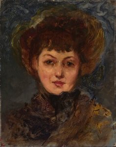 Portret pani John Gellatly, 1890-1897. autorstwa Eleanor Greatorex