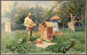 Na pasiece, 1890