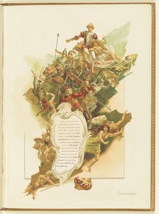 Program do baletu La Perle Mariusa Petipy i Riccardo Drigo, 1896.
